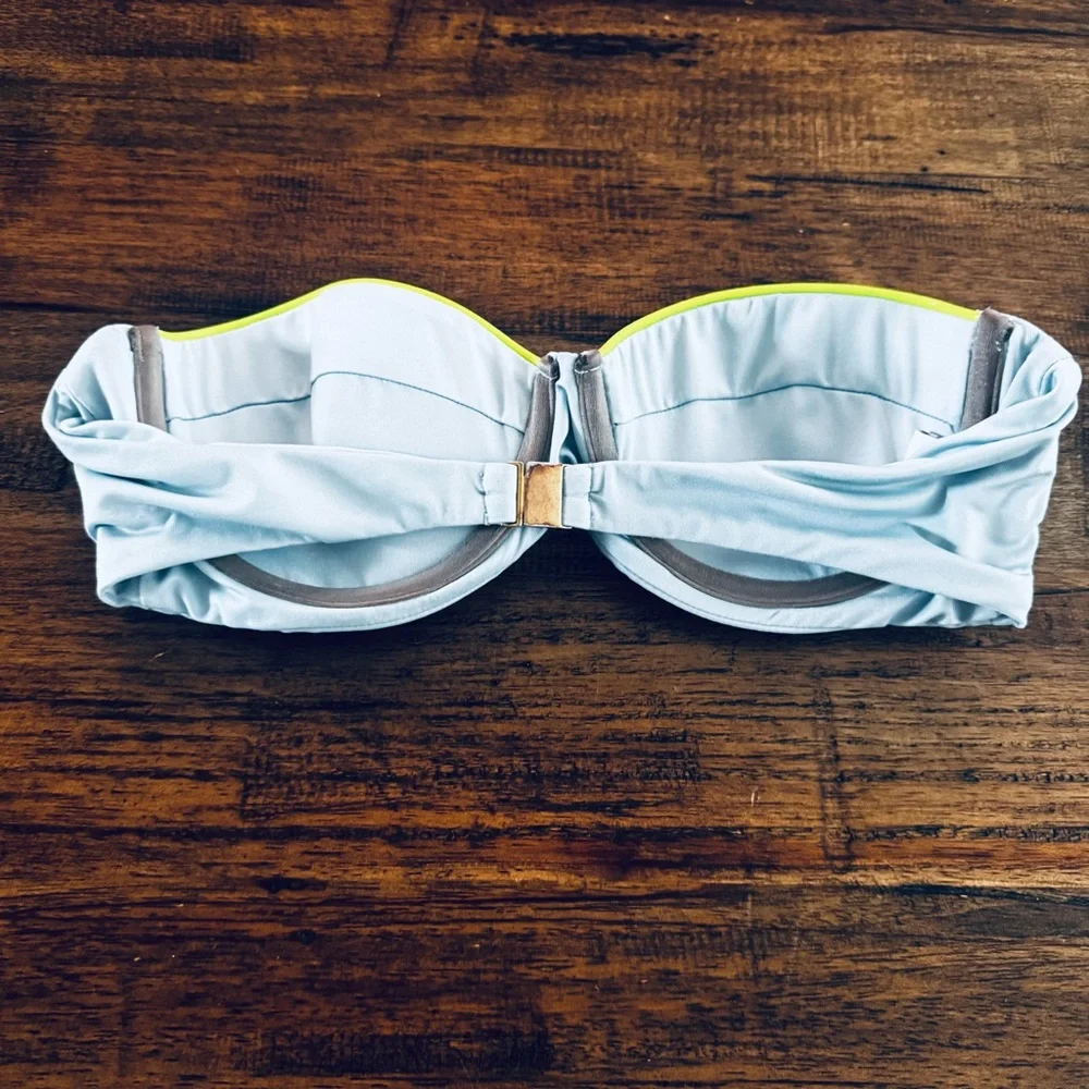 Zinke Bikini Top Small Neon Trim‎ + Bikini Bottoms Small Set